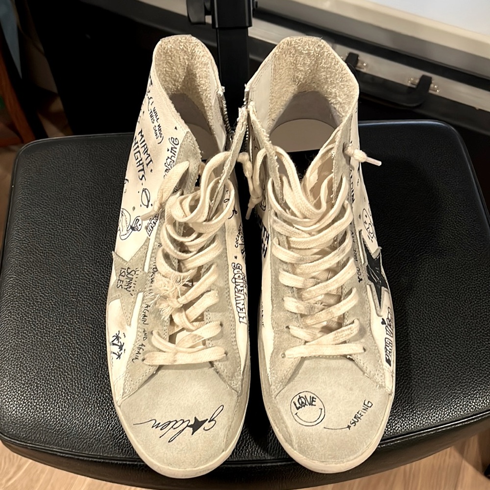 9.5 women’s golden goose high tops.